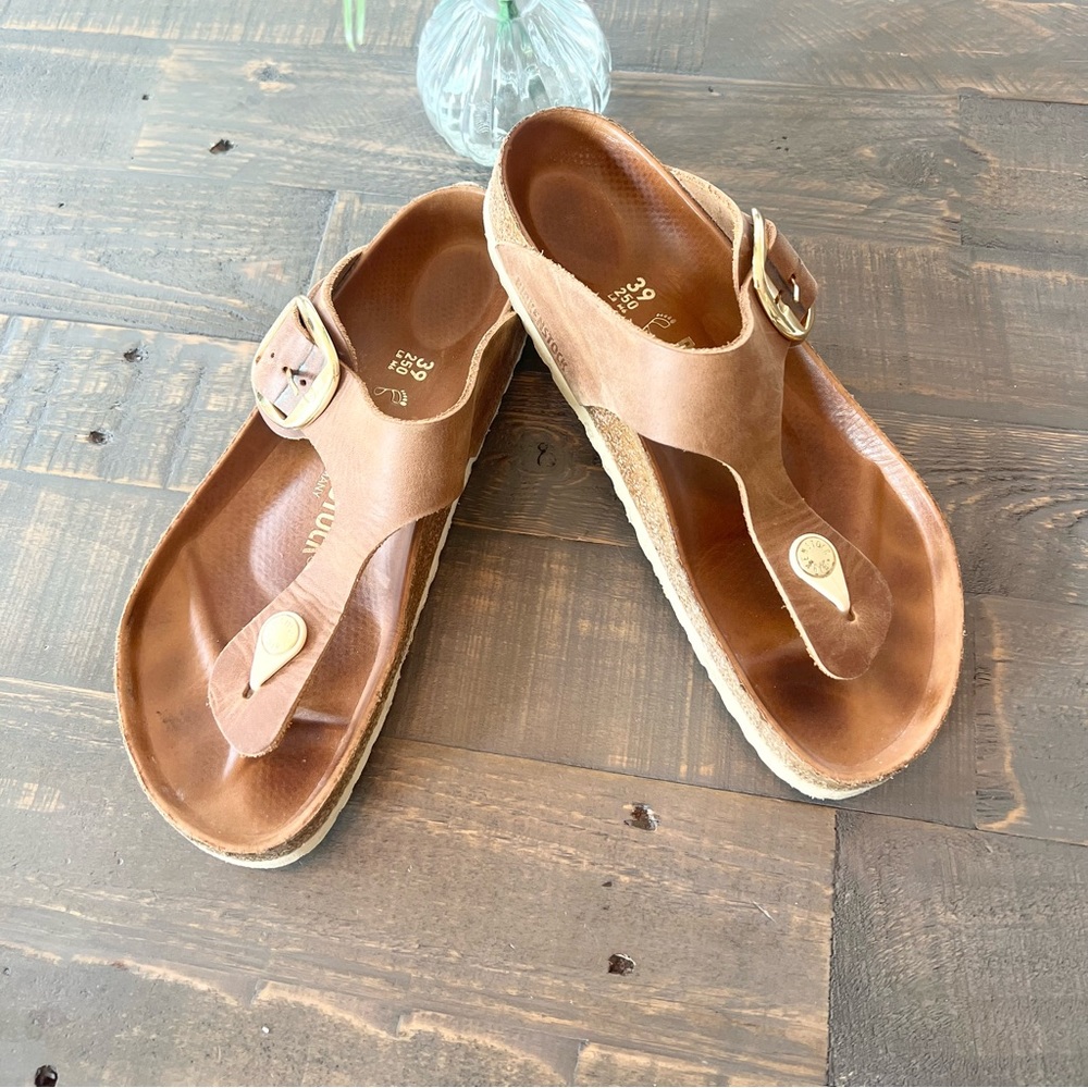 Birkenstock Gizeh Big Buckle slide sandals size 39